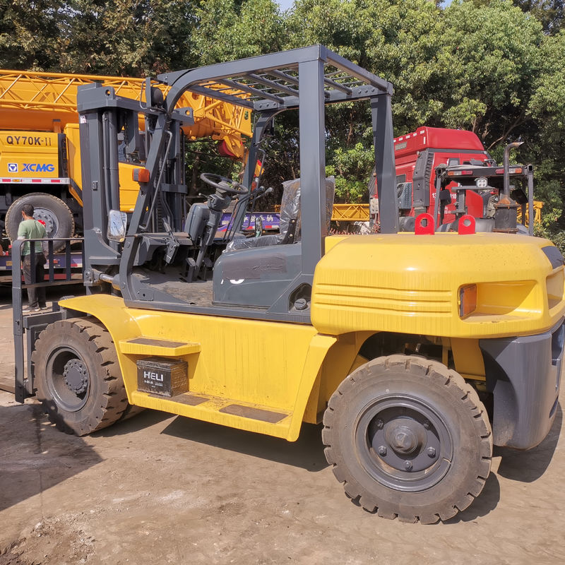 Japan produziert 7 Tonnen Komatsu FD70 Gebraucht Gabelstapler mit 1200 mm Gabellänge und Dieselkraft