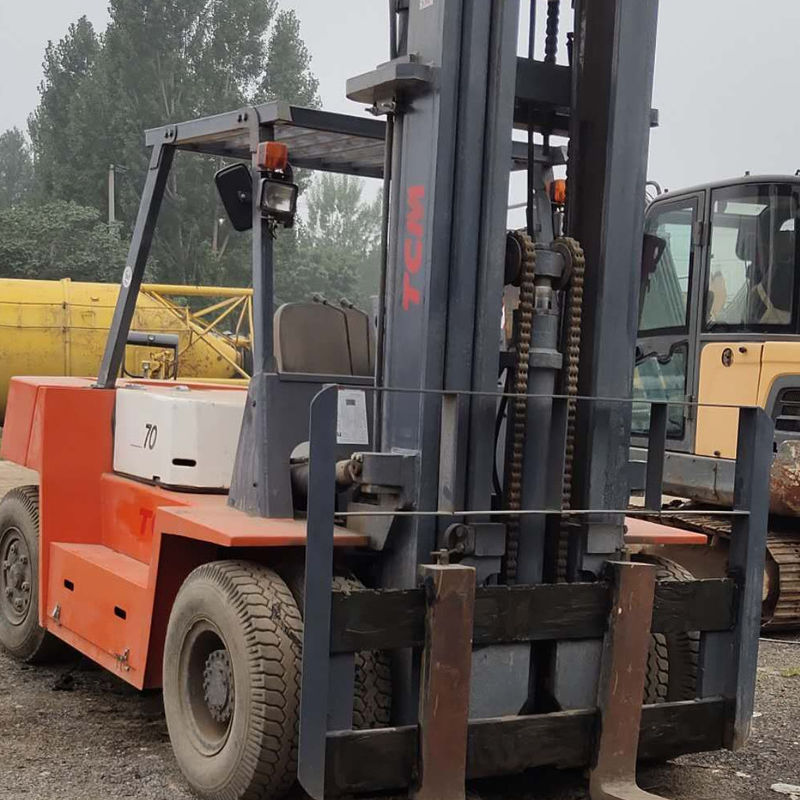 In gutem Zustand gebrauchter Gabelstapler TCM FD70 Gewicht 7000 KG Dieselmotor