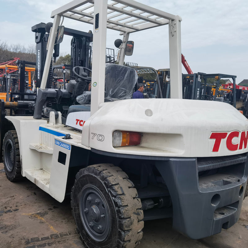 Routine Gabellänge Verwendet TCM Toyota Material Handling Ausrüstung 7 Tonnen Diesel Gabelstapler