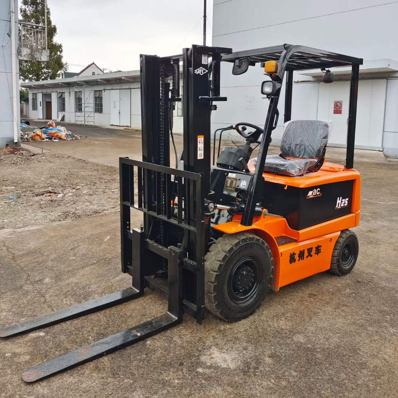 Shanghai verkauft 2,5 Tonnen H25 Mini-Elektro-Forklift mit 1200 mm Forkbreite