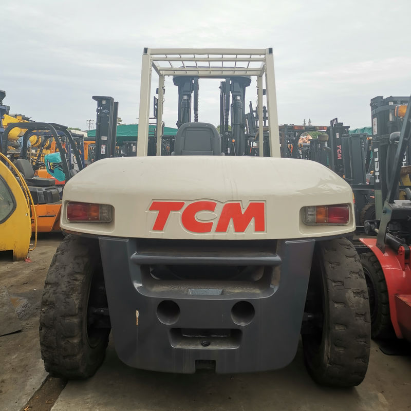10 Tonnen 3 m Gabelstapler Gebrauchtes TCM FD100 Gabelstapler mit Dieselmotor und Routinegabellänge
