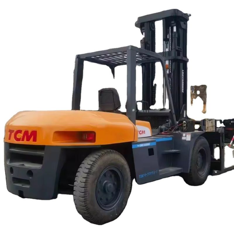 Gewicht KG 10000 kg in gutem Zustand Tcm 10 Tonnen Gabelstapler FD100 Gebraucht Stacker Original Japan