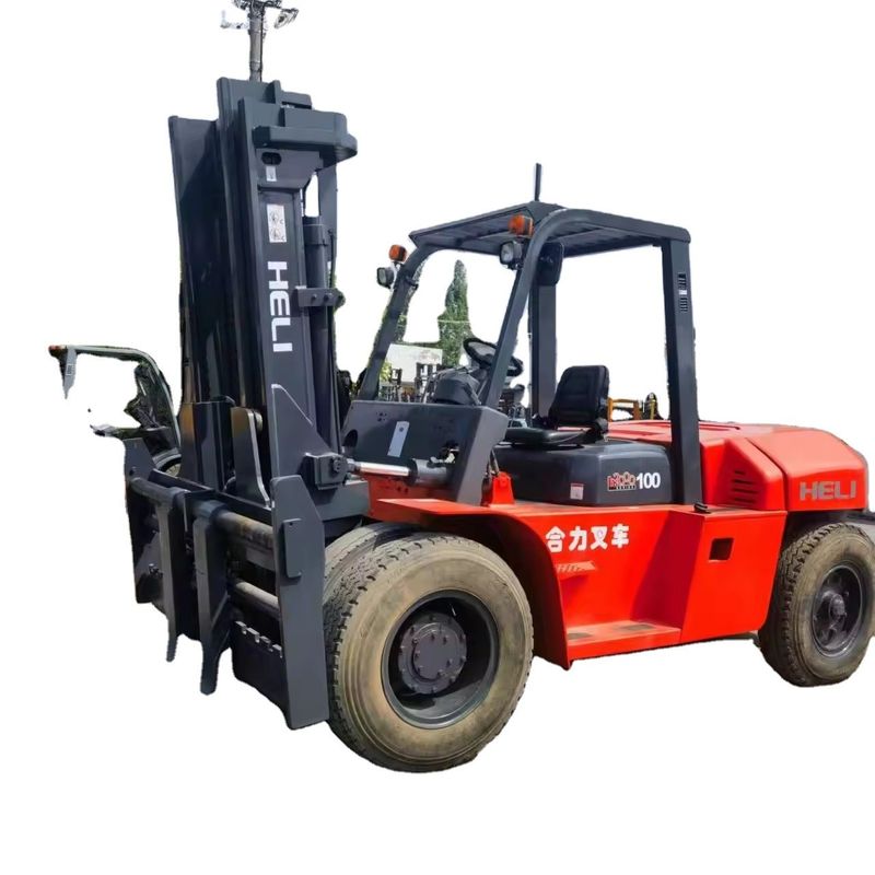 Heli FD100 10 Tonnen Gabelstapler Gebrauchszustand 10000 kg Gewicht Dieselmotor Energiequelle